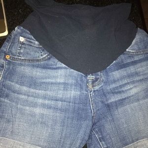 7 for all mankind maternity shorts